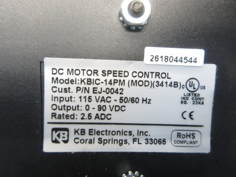 KB ELECTRONICS KBIC-14PM (MOD)(3414B) 115VAC NSNP