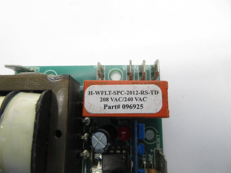 POWER SUPPLY BOARD H-WFLT-SPC-2012-RS-TD 096925 208/240VAC NSNP