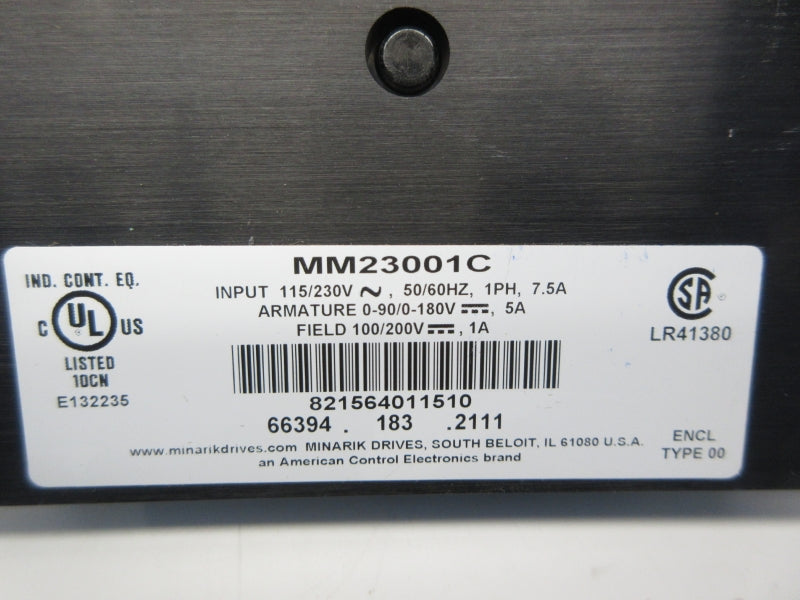 MINARIK MM23001C 115/230V 7.5A NSNP