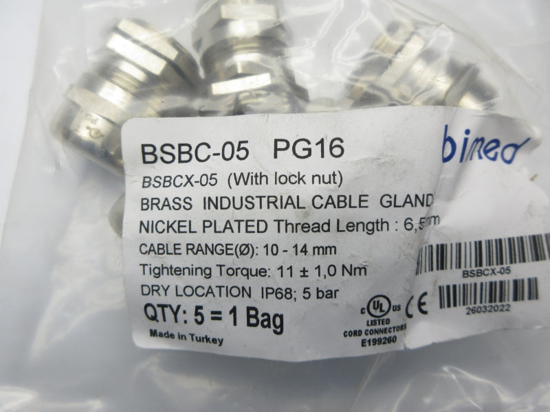 BIMED BSBC-05 (PKG OF 5) NSMP