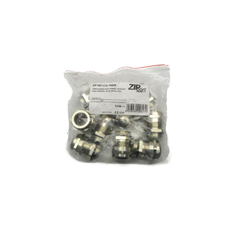 ZIP PORT ZP-MC-CG-16M8 (PKG OF 10) NSMP