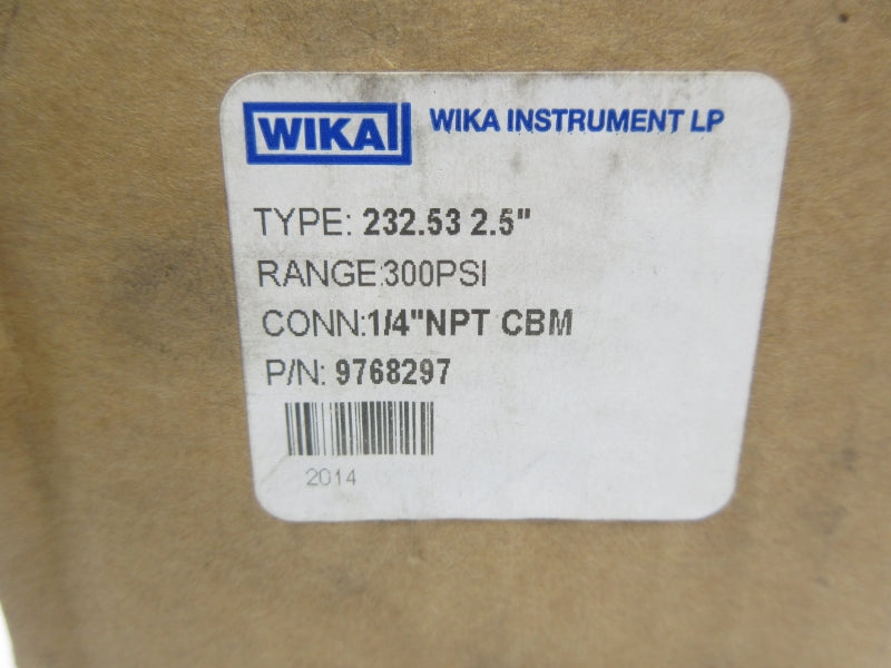 WIKA 9768297 300PSI NSMP