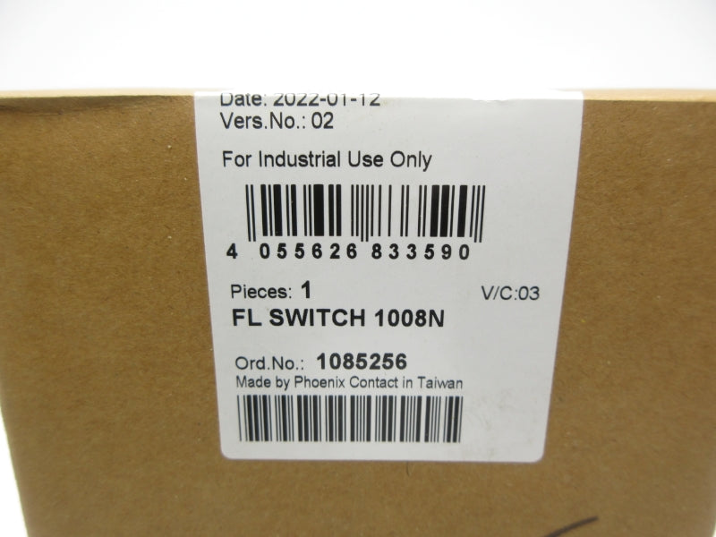 PHOENIX CONTACT FLSWITCH1008N 1085256 24VAC/DC NSMP