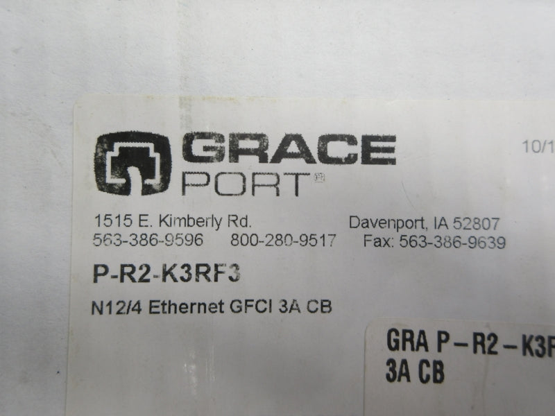 GRACE PORT P-R2-K3RF3 120VAC 3A NSMP