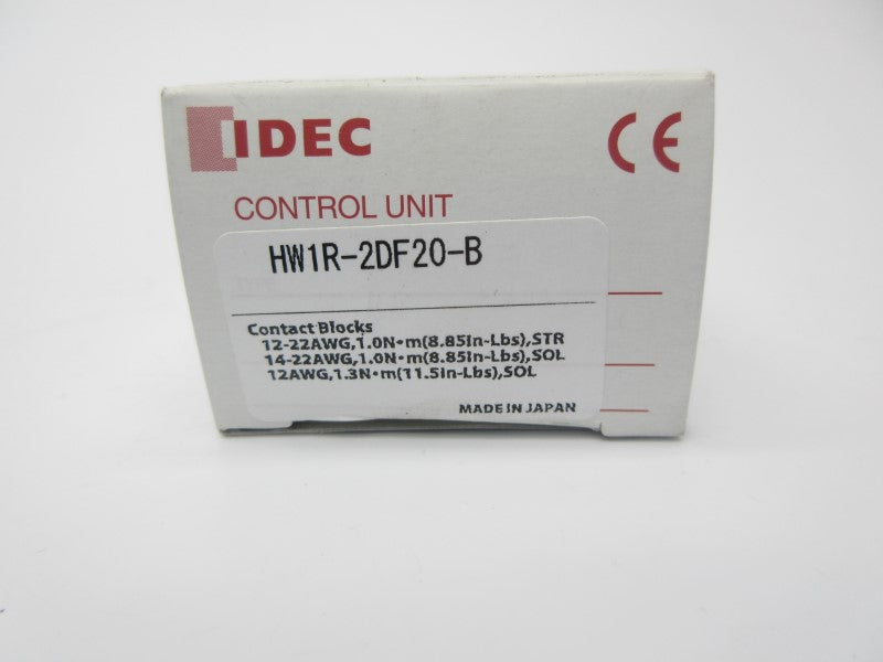 IDEC HW1R-2DF20-B NSMP