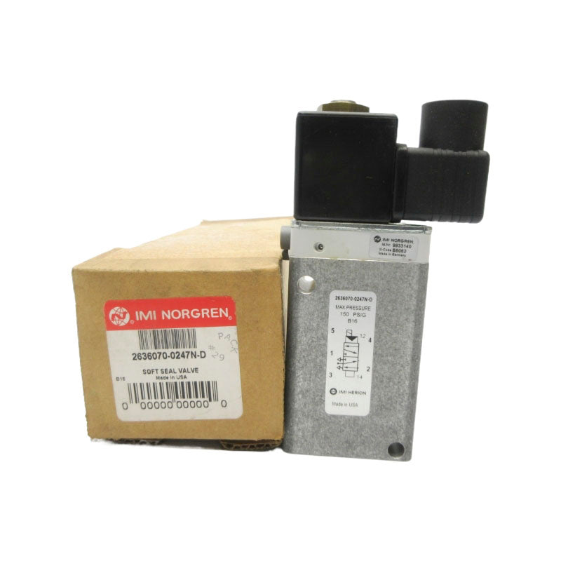 IMI NORGREN 2636070-0247N-D 24V 150PSI NSMP
