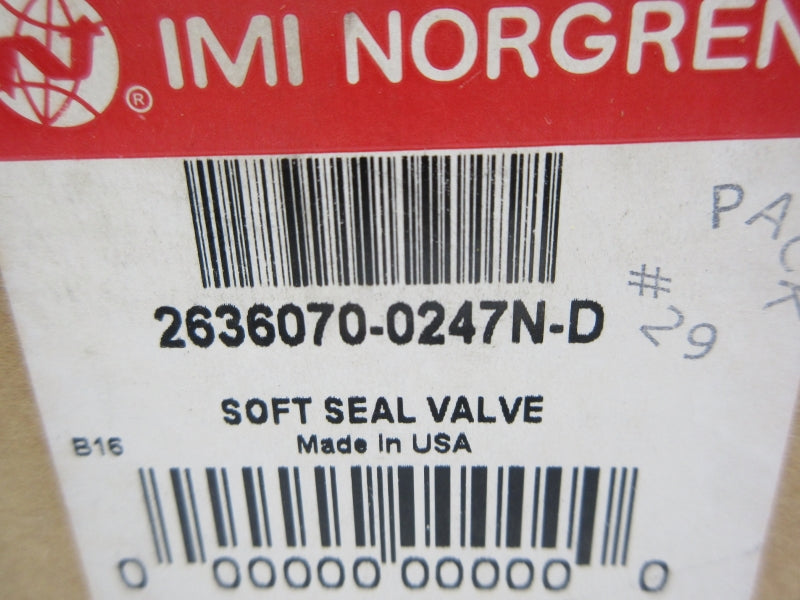 IMI NORGREN 2636070-0247N-D 24V 150PSI NSMP