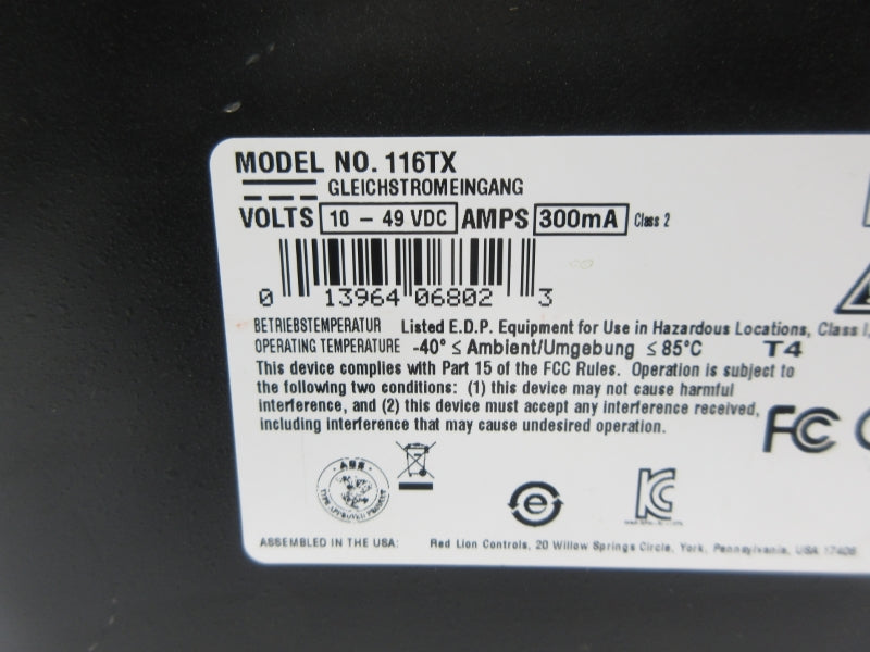 N-TRON 116TX 10-49VDC NSNP