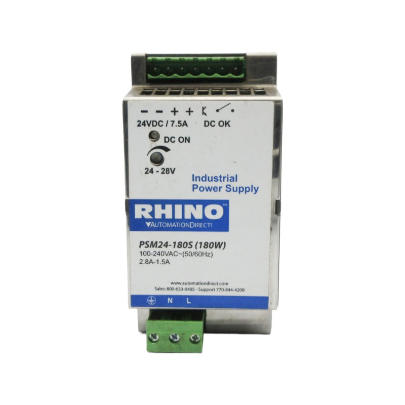 RHINO PSM24-180S 100-240VAC 2.8A-1.5A NSNP