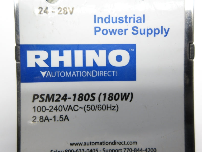 RHINO PSM24-180S 100-240VAC 2.8A-1.5A NSNP