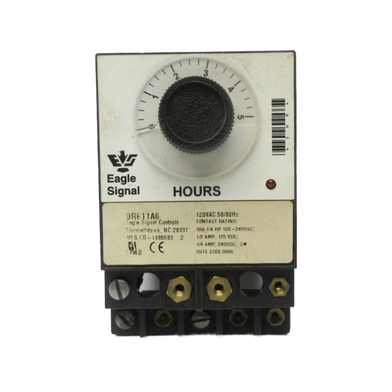 EAGLE SIGNAL BRE11A6 120VAC 10A 0-5HR NSNP