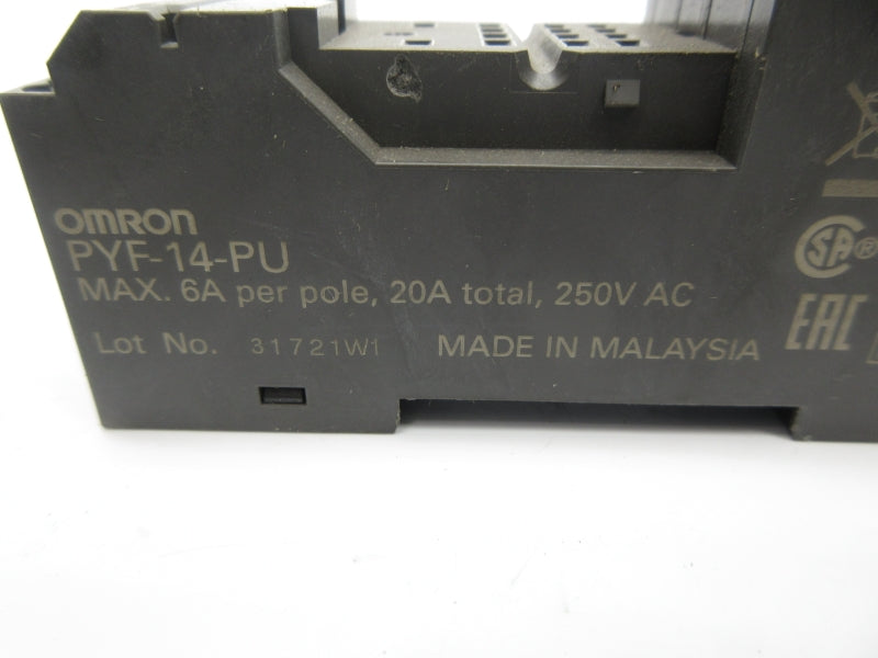 OMRON PYF-14-PU 250VAC 20A (AS PICTURED1) NSNP