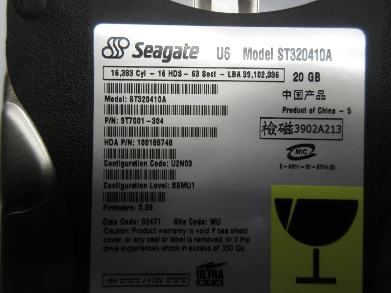 SEAGATE ST320410A 9T7001-304 NSMP