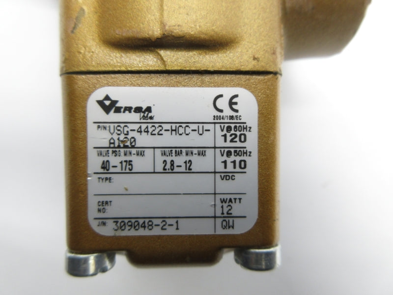 VERSA VSG-4422-HCC-U-A120 110/120V 40-175PSI NSNP