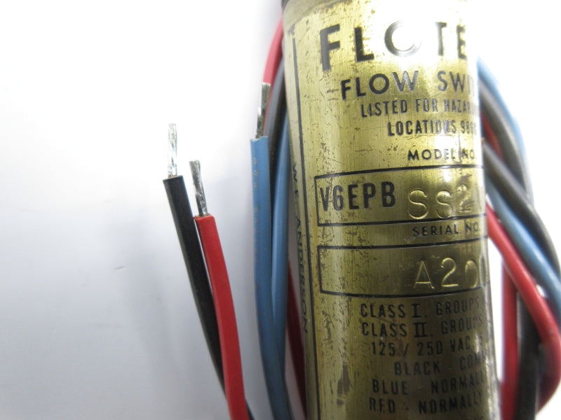 FLOTECT V6EPBSS2MI 125/250VAC 5A NSNP