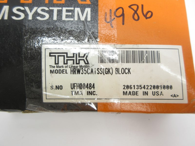 THK HRW35CAISS(GK) NSMP