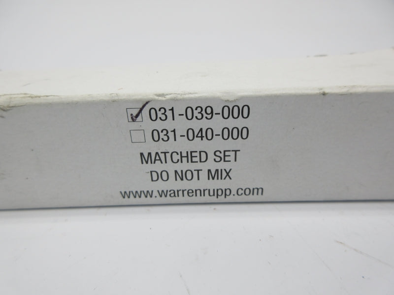 WARREN RUPP 031-039-000 NSMP