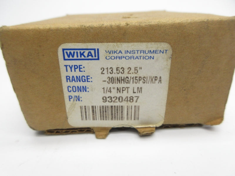 WIKA 9320487 0-15PSI NSMP