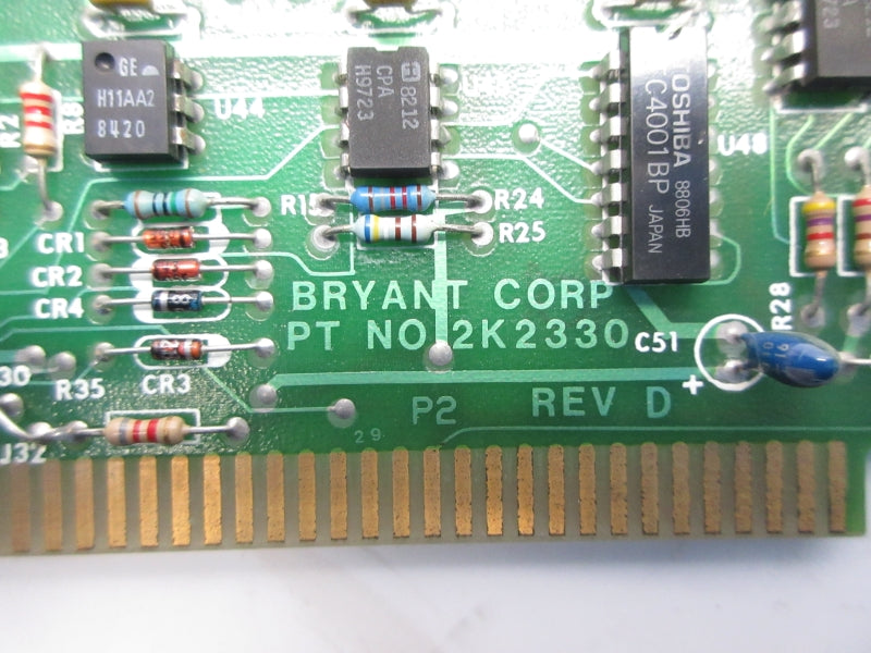 BRYANT 2K2330 REV. D NSNP