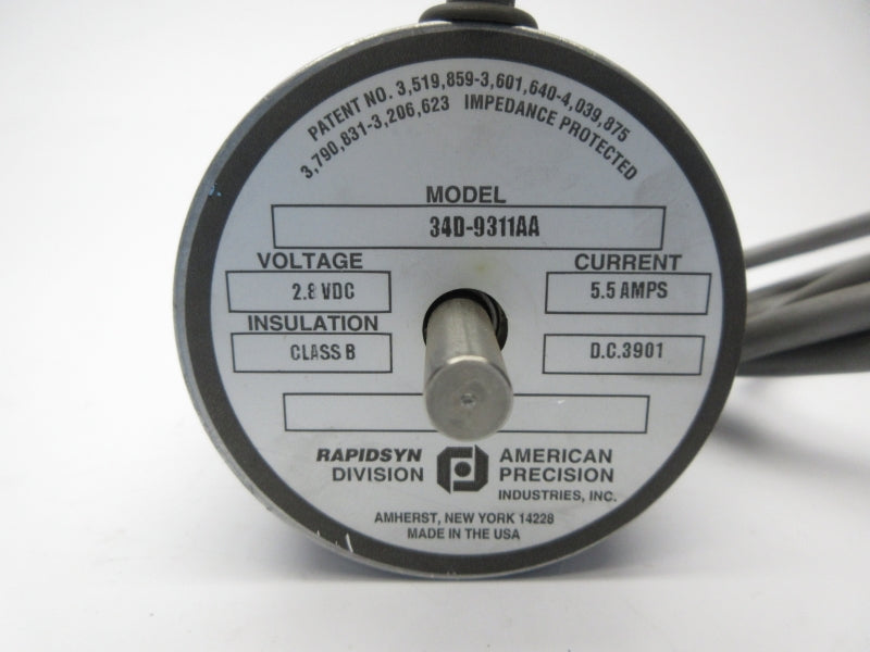 RAPIDSYN 34D-9311AA 2.8VDC 5.5A NSNP