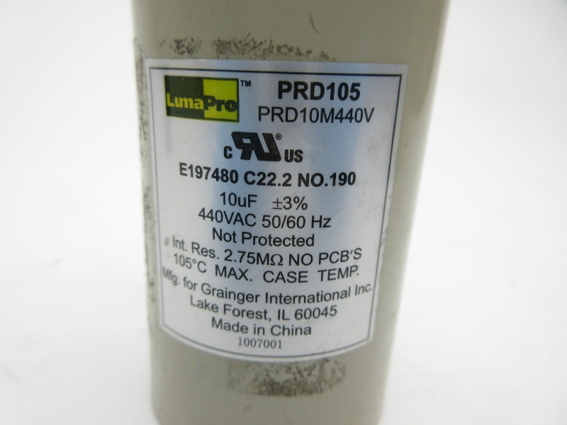 LUMAPRO PRD105 PRD10M440V 440VAC UNMP