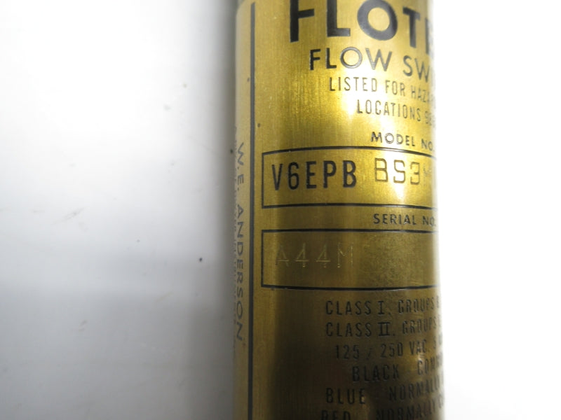 FLOTECT V6EPBBS3MI 125/250VAC 5A NSNP