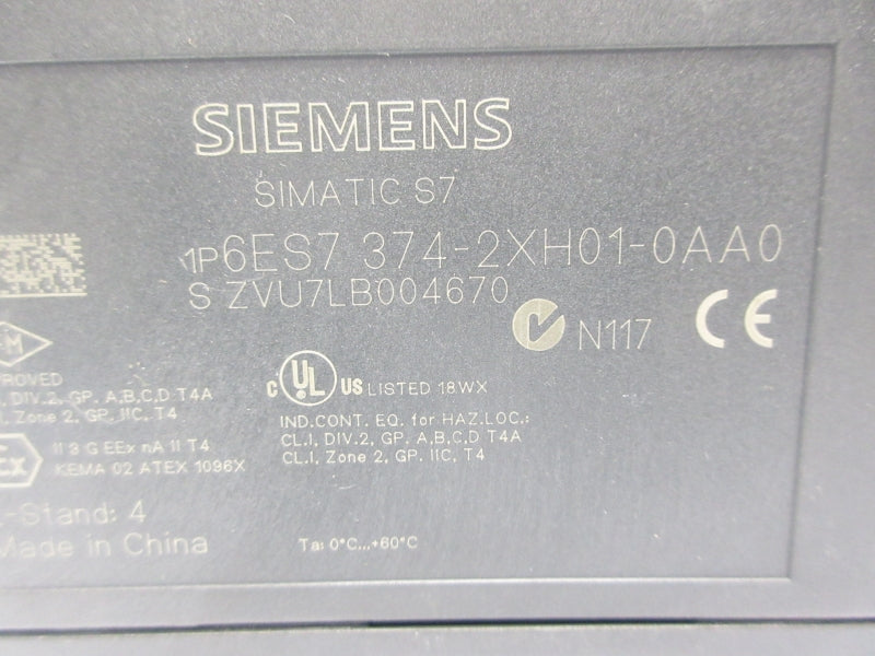 SIEMENS 6ES7374-2XH01-0AA0 NSNP