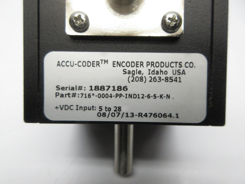 ENCODER PRODUCTS 716-0004-PP-IND12-6-S-K-N 5-28VDC NSNP