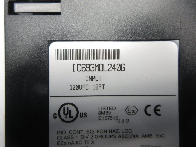 FANUC IC693MDL240G 120VAC NSNP