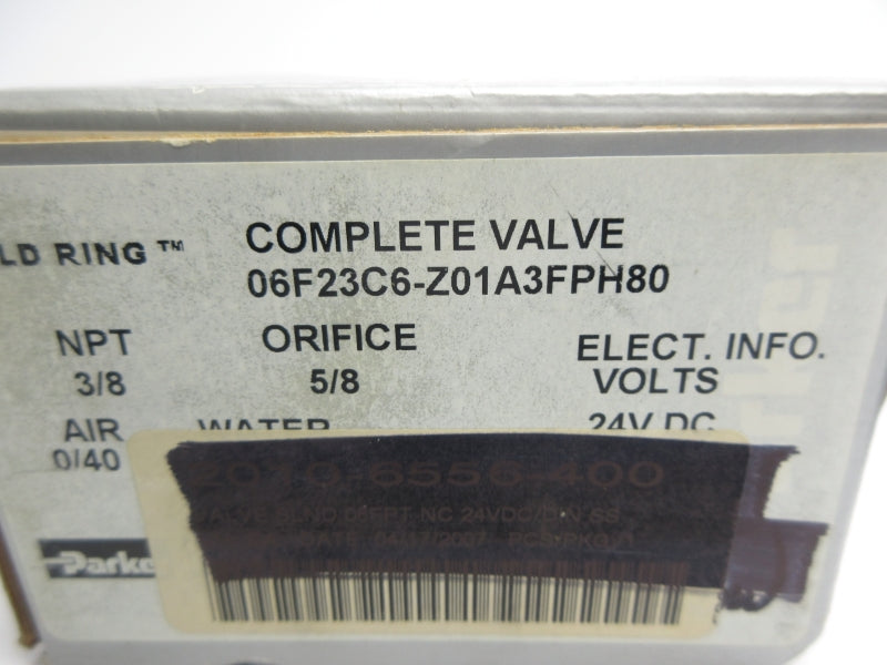 PARKER 06F23C6-Z01A3FPH80 24VDC 0/40PSI NSMP