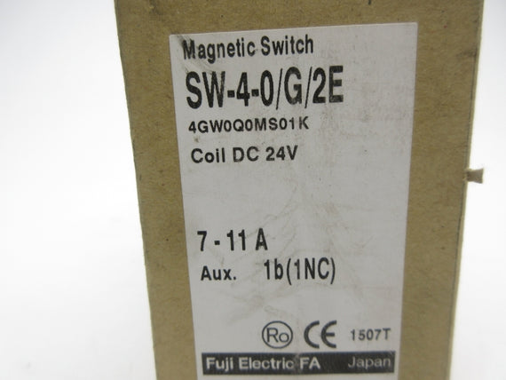 FUJI ELECTRIC 4GW0Q0MS01K SW-4-0/G/2E 24VDC NSMP