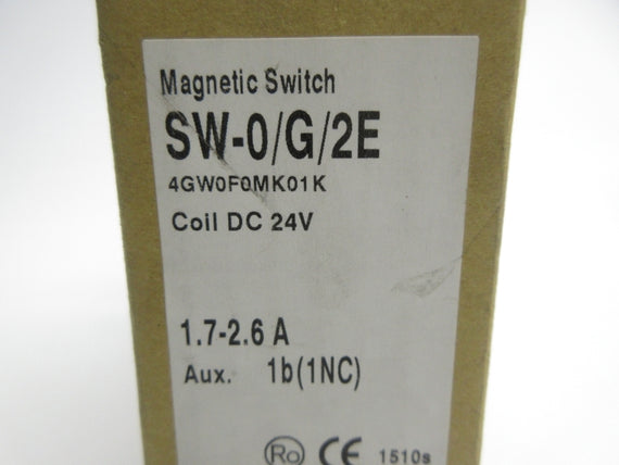 FUJI ELECTRIC 4GW0F0MK01K SW-0/G/2E 24VDC NSMP