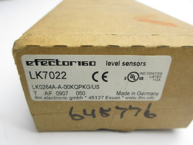 IFM EFECTOR LK7022 LK0264A-A-00KQPKG/US 12-30VDC NSMP