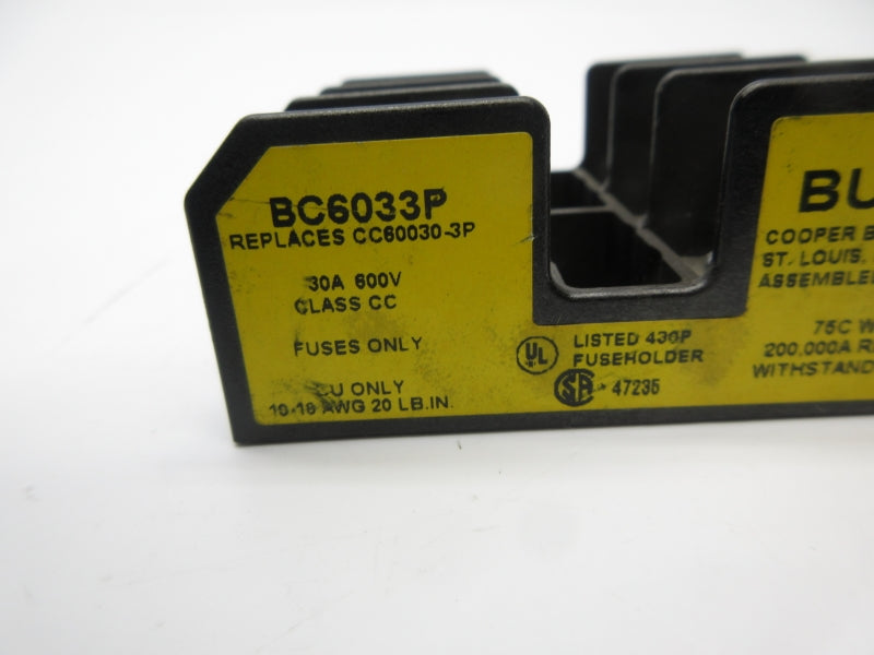BUSSMANN BC6033P 600V 30A NSNP