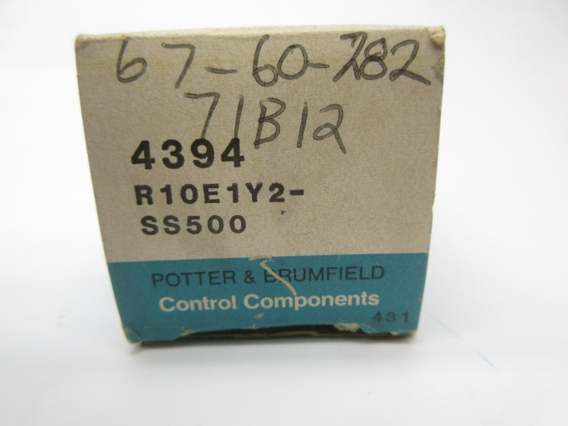 POTTER & BRUMFIELD R10E1Y2-SS500 6VDC NSMP