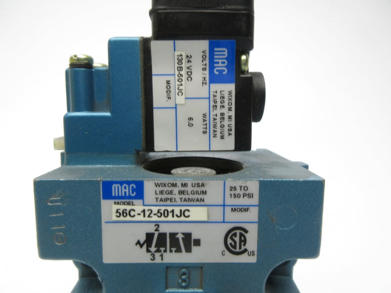 MAC 56C-12-501JC 24VDC 25-150PSI NSNP
