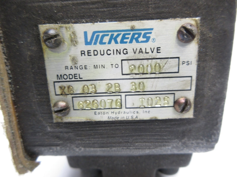 VICKERS XG032B30 626076 2000PSI NSNP