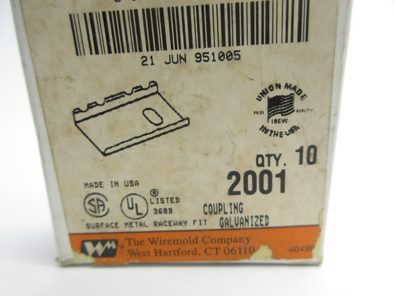 WIREMOLD 2001 (PKG OF 10) NSMP