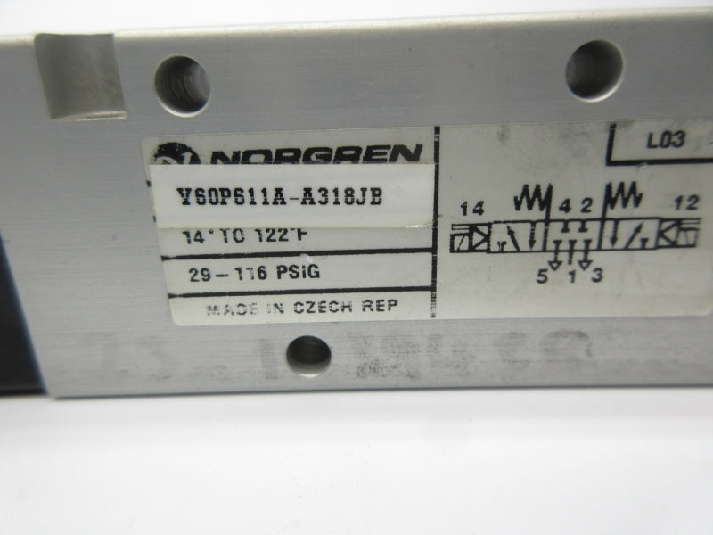 NORGREN V60P611A-A318JB 110-120V 29-116PSI NSNP