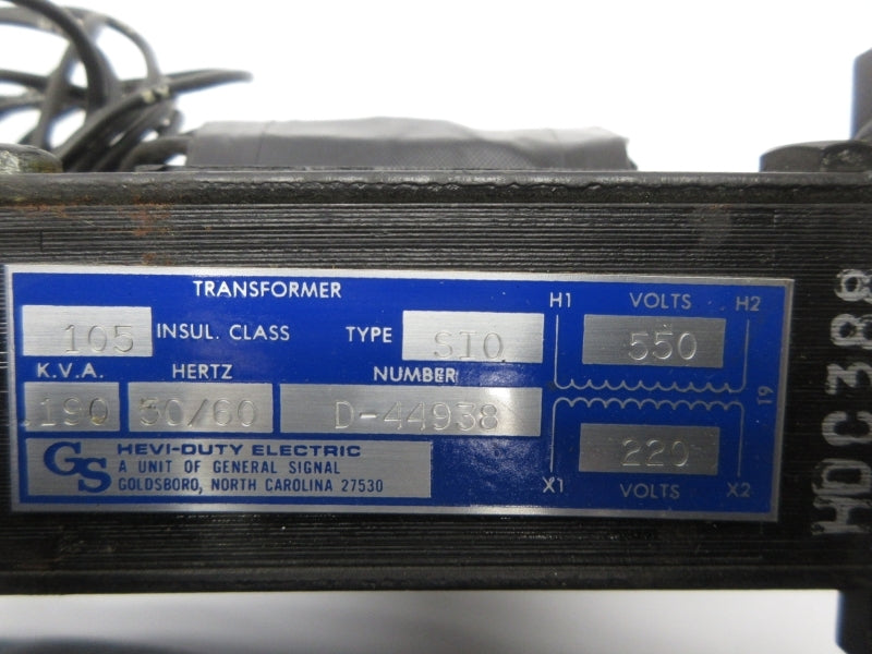 GENERAL SIGNAL D-44938 SIO 220/550V NSNP