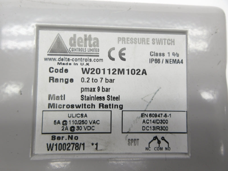 DELTA W20112M102A 110/250VAC 5A NSNP