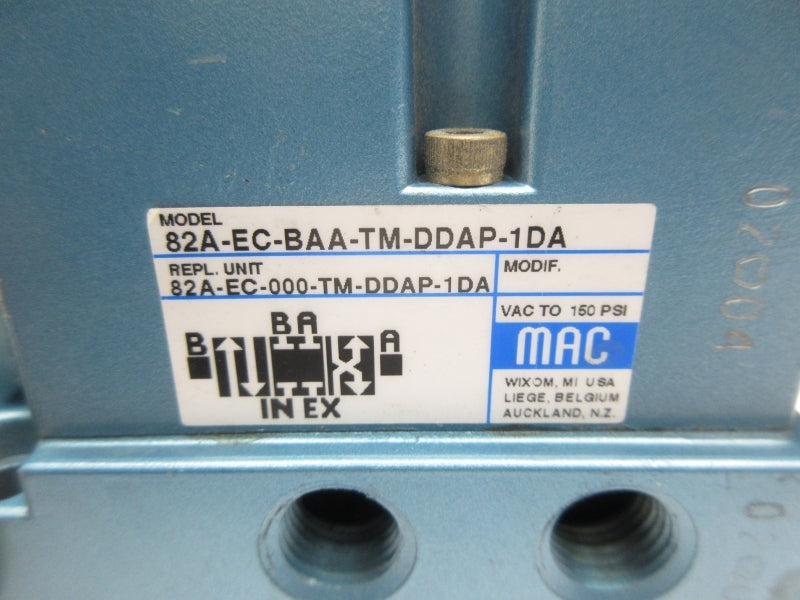 MAC 82A-EC-BAA-TM-DDAP-1DA 24VDC 150PSI NSNP