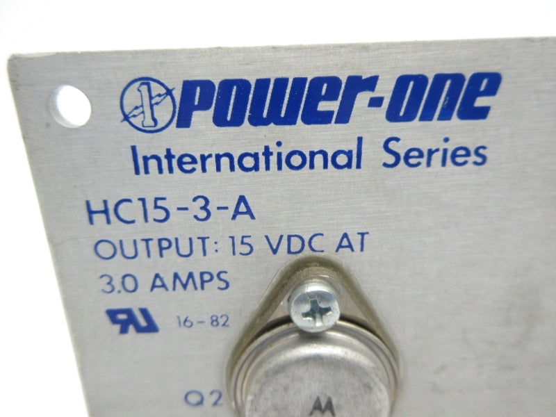 POWER-ONE HC15-3-A 15VDC 3.0A UNMP
