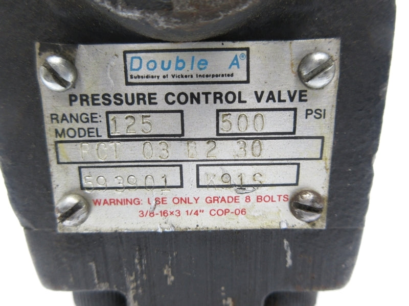 DOUBLE A RCT03B230 593901 500PSI NSNP