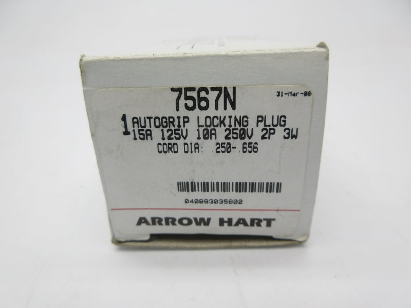 ARROW HART 7567N 125/250V 15/10A NSMP