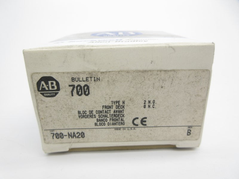ALLEN BRADLEY 700-NA20 SER. B (GY/BL) NSMP