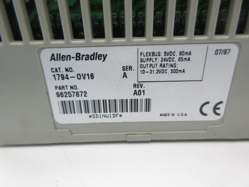 ALLEN BRADLEY 1794-OV16 SER. A 24VDC REV. A01 NSNP