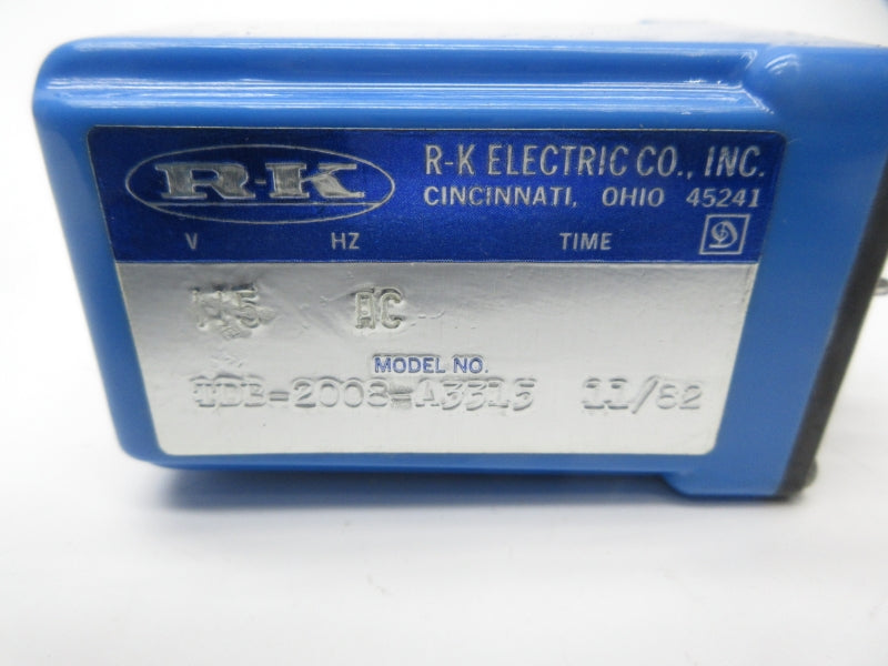 R-K ELECTRIC TDB-2008-A3315 115VAC NSNP