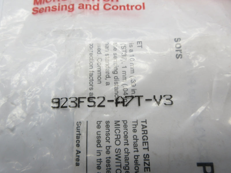HONEYWELL 923FS2-A7T-V3 NSMP