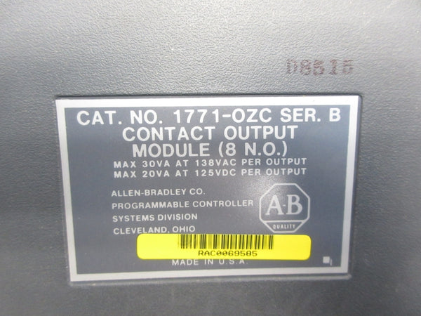 ALLEN BRADLEY 1771-OZC SER. B UNMP